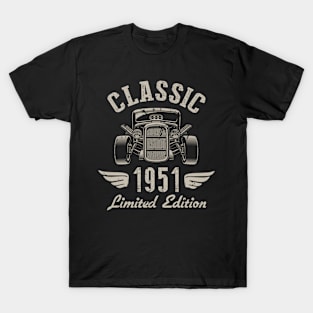 71 Year Old Gift Classic 1951 Limited Edition 71st Birthday T-Shirt